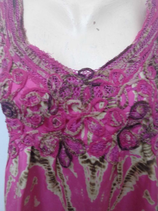 Rochie matase multicolora Ermanno Scervino marimea 40