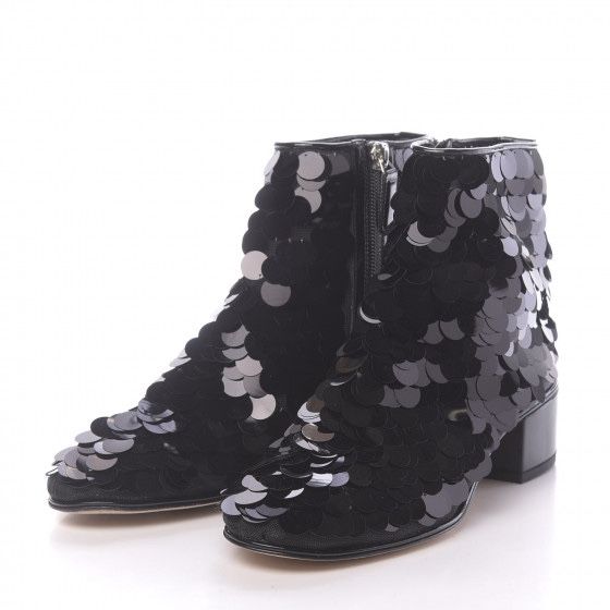 Chanel летни боти с пайети