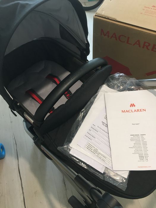 Детска количка Maclaren DAYTRIPPER black HERRINGBONE