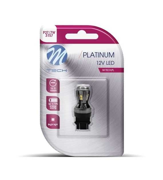 Led Крушки P27/7W M-TECH Platinum 12-24V CANBUS, Бял