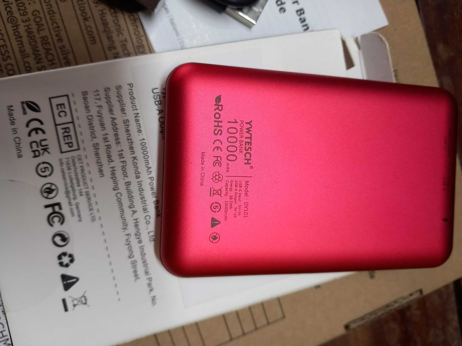 Външна батерия Power bank 10000mA WYTESCH