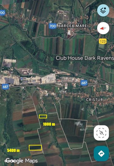 Teren Cristur la 200m Lavanderia