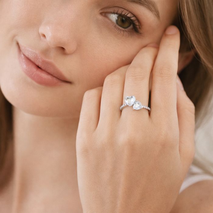 PANDORA "2 сердца"