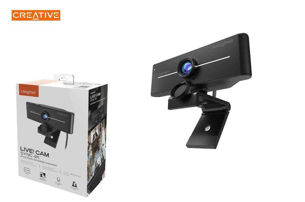 • Creative Live! Cam Sync 4K UHD Уеб камера/Dual Microphone
