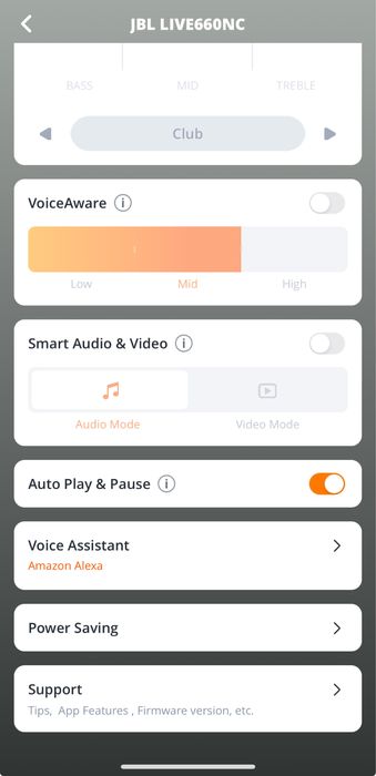JBL Live 660NC Bluetooth Слушалки