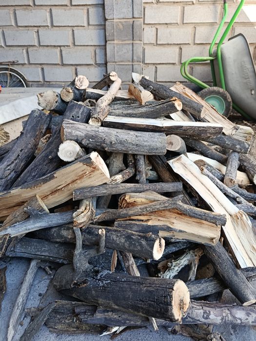 Дрова мешками, связками