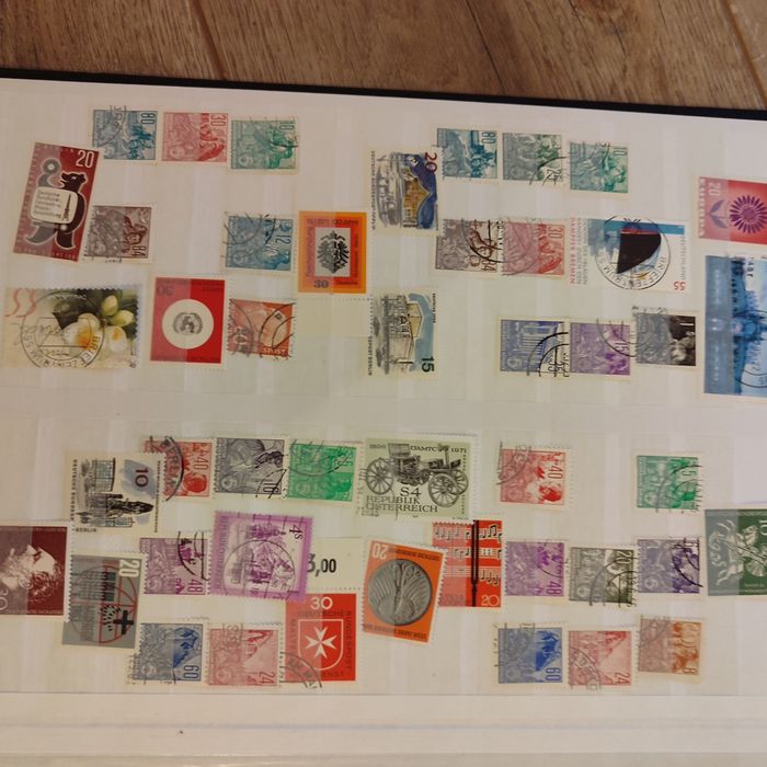 Clasor 16 pagini cu timbre