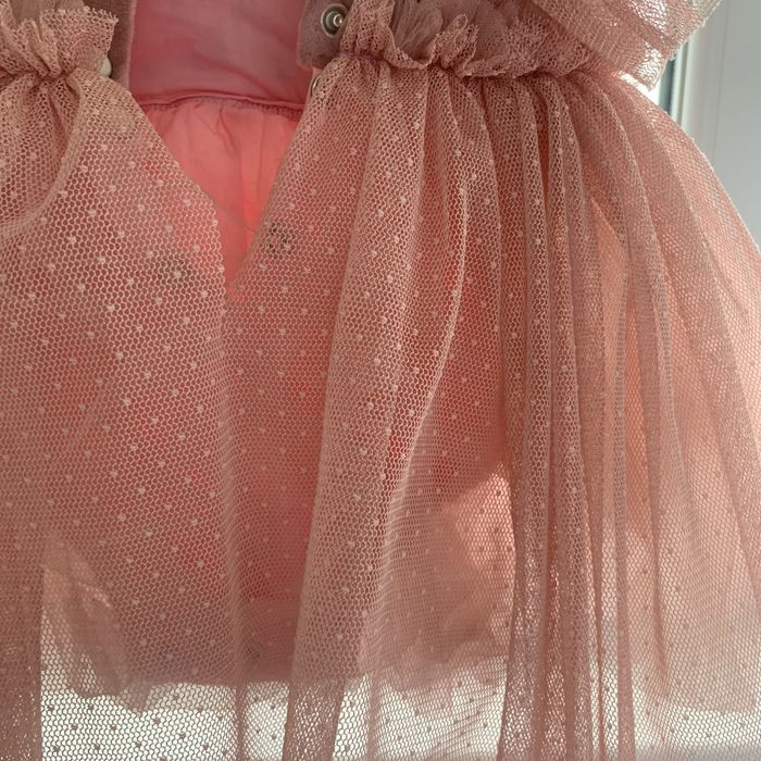 Rochie din tulle pentru botez/ocazie masura 68 (3-6 luni)