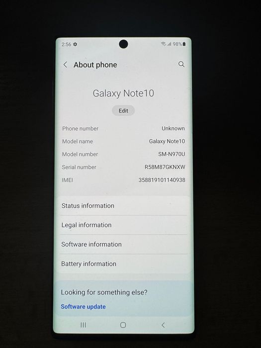 Samsung Galaxy Note 10 AuraGlow 256GB