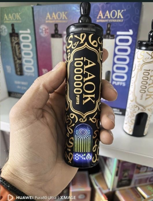 Vape 100.000 Puffs NarGhilea AAOK  Abur Mult Reincarcabil