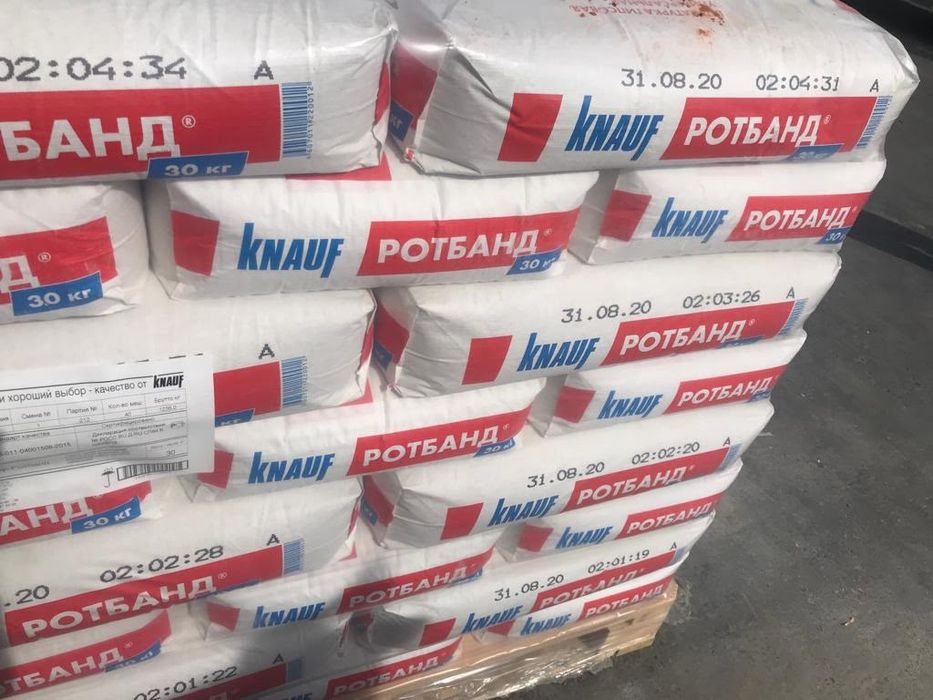Штукатурка Knauf Ротбанд
