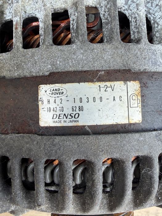 Оригинален алтернатор Denso за Range Rover Vogue L322 4.4 TDV8 (220A) – BH42-10300-AC
