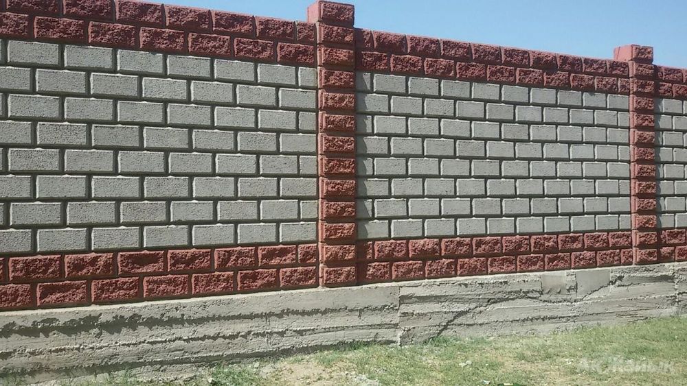 Кладка забора профессионально