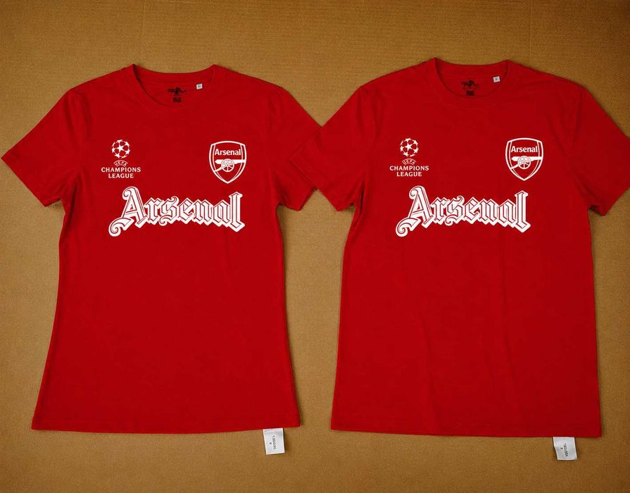 Тениски на ARSENAL Шампионска Лига персонализирани с име и номер!Арсенал 2026!