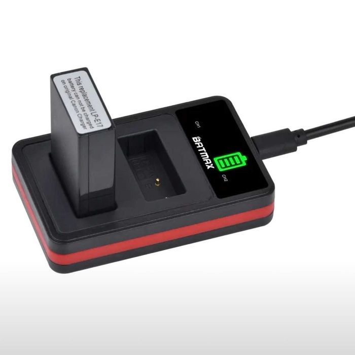 Аккумулятор для Canon LP-E17 Batmax (2 dona zaryadchik bilan)