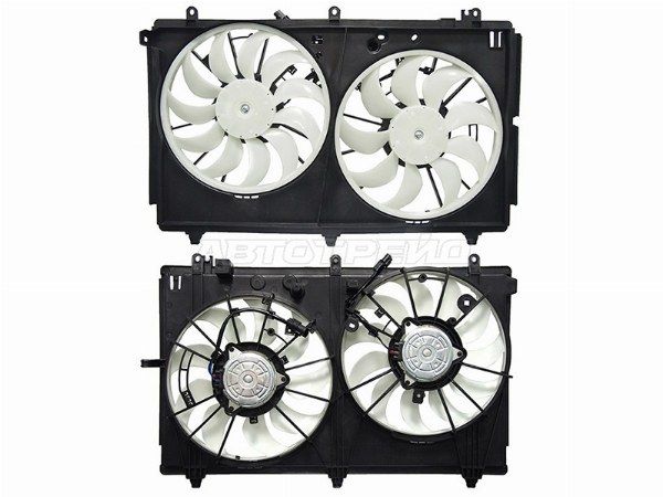 Диффузор радиатора двигателя в сборе  Mitsubishi Outlander