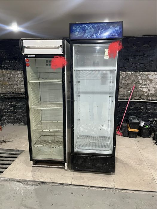 Витринные холодильники б/у