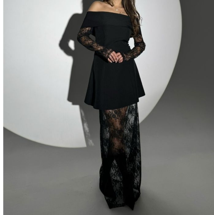 Платье черный вечерный