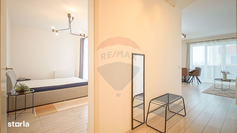 Apartament cochet 2 camere open space|loc de parcare|boxa