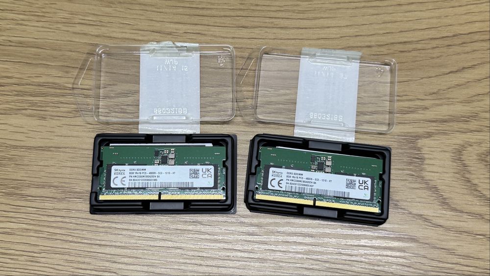 Micron / Samsung / SK Hynix 8GB RAM  DDR5 ( 2x8GB ) 4800mhz SODIMM 16GB лаптоп