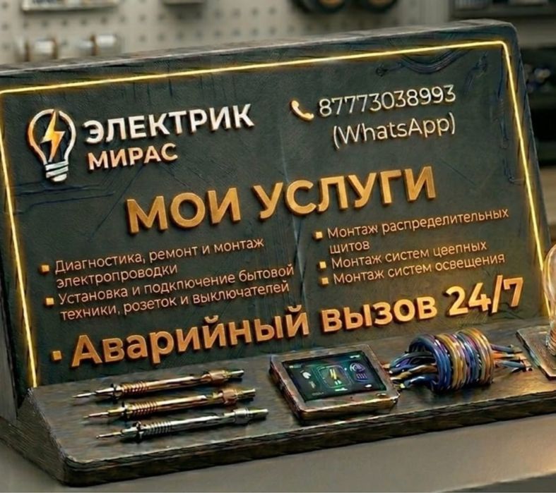 Услуги электрика