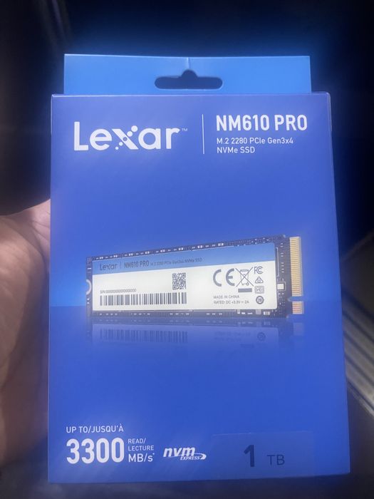 ssd nvme m2 Lexar NM610 PRO 1Tb
