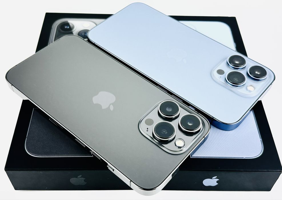 Apple iPhone 13 Pro 256GB Blue / Graphite 100% Батерия! Гаранция!