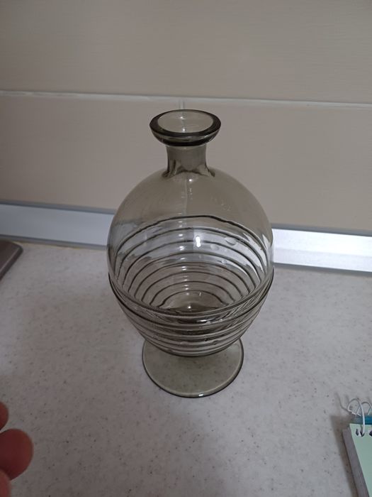 Accesoriu decorațiune înfrumusețare sticla hand made Franța  1970