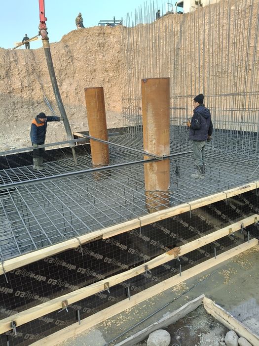 Бетонные, монолитьный работ