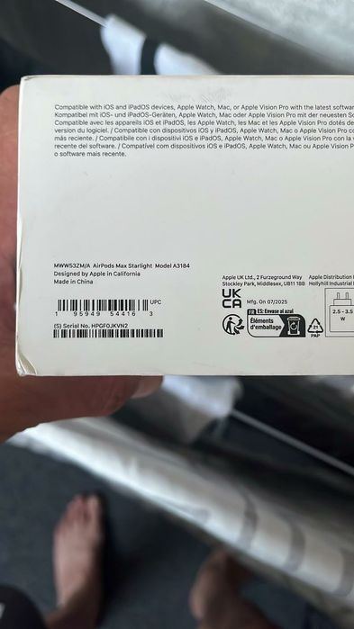Vand AirPods  Max Starlight Model A3184