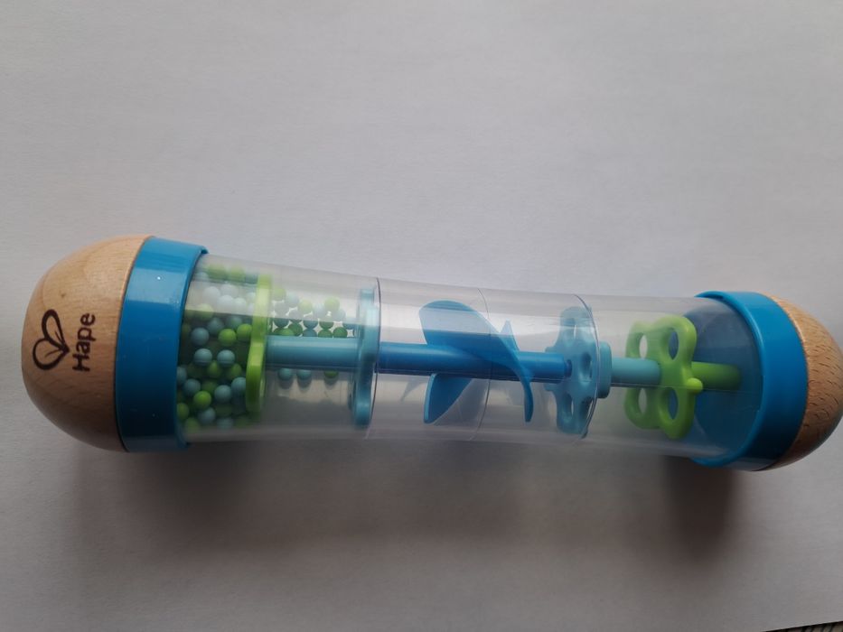 Jucarie zornaitoare Hape - Picaturi de ploaie, albastru