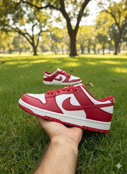 Adidasi Nike Dunk Red - Sneakersi Fete Baieti - Premium