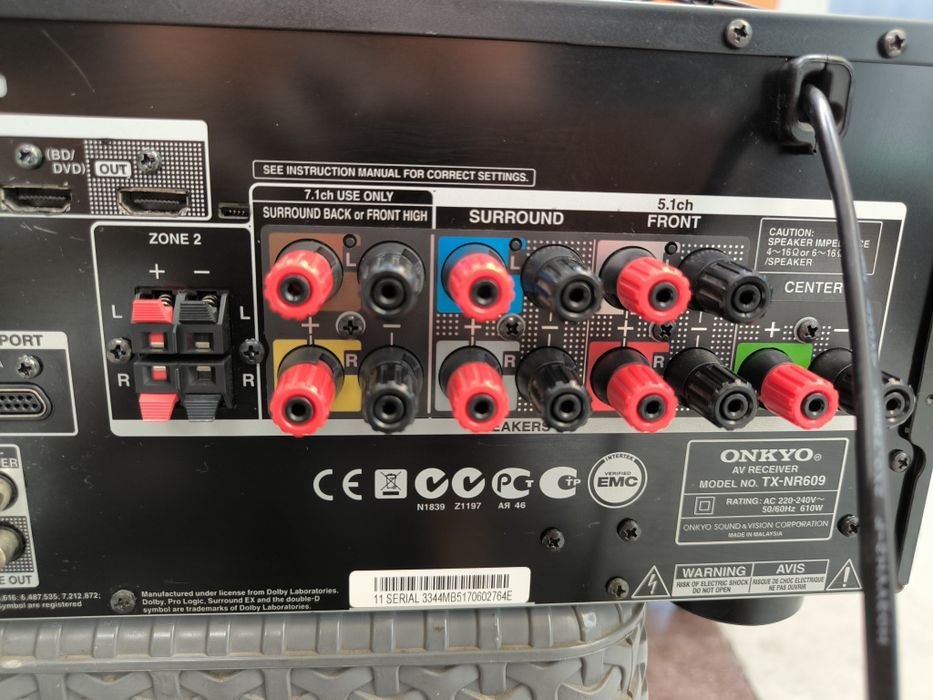 Onkyo tx nr 609  UHD 4K