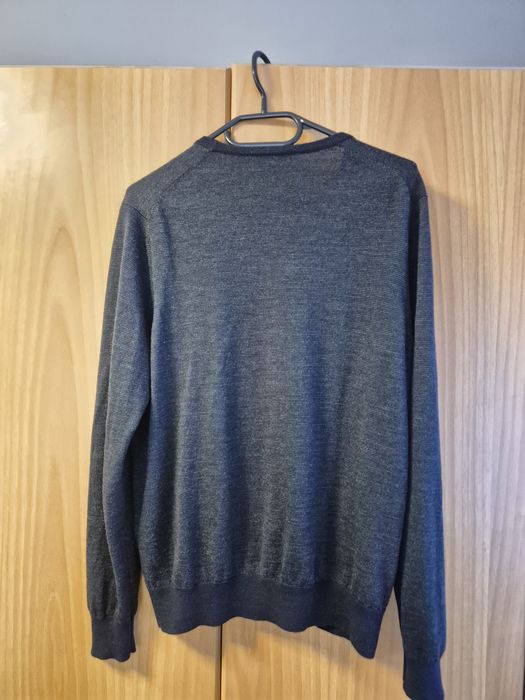 Vand pulover/cardigan barbatesc Boggi Milano, lana 100%, marimea S/M