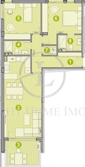 Продава се Тристаен апартамент в Пловдив, Тракия - 119 кв.м за 840 €/кв.м - Снимка #3