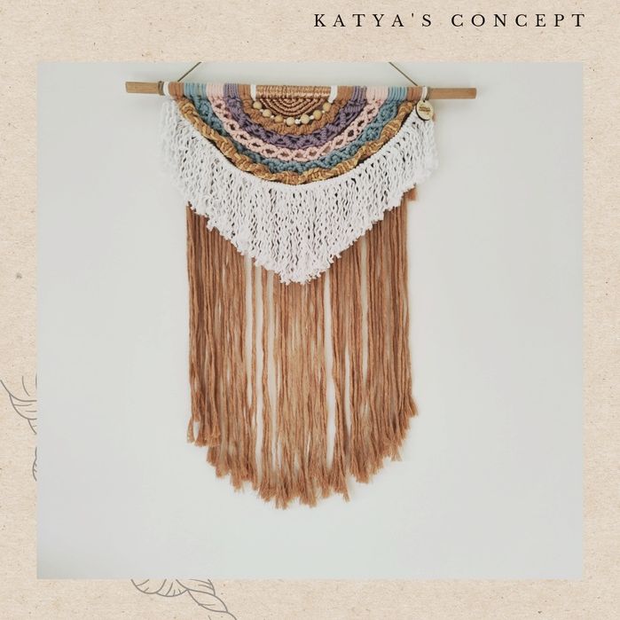 Decoratiune macrame de perete