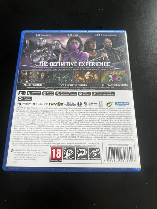 Игры на PS5 mortal combat 11