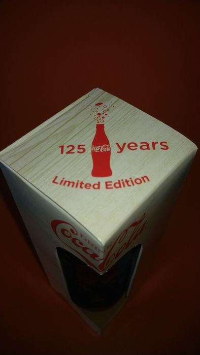 Vand sticla Coca Cola, Aniversare 125 Ani, Editie Limitata