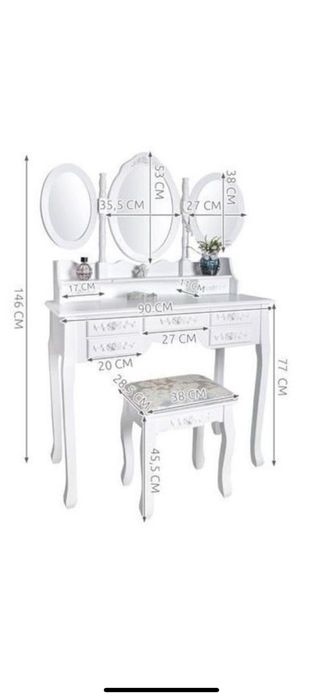 Masa de toaleta pentru machiaj