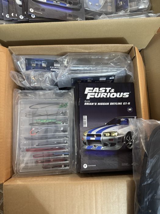 DeAgostini Nissan Skyline R34 GT-R 1:8 Fast and F macheta