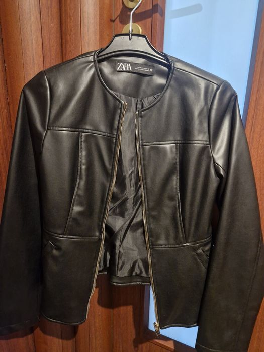 Geaca de piele Zara