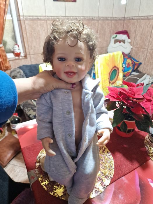 Baiat reborn vinil 60 cm.