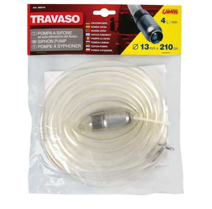 Ръчна Помпа за гориво Маркуч за източване на гориво вода