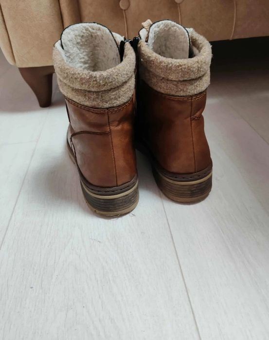 Ghete piele naturală Rieker