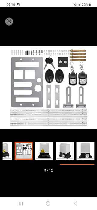 Kit automatizare poartă culisanta orice model doriți.