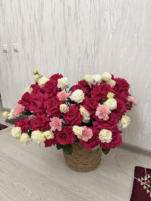 Цветы очень свежие и объемные