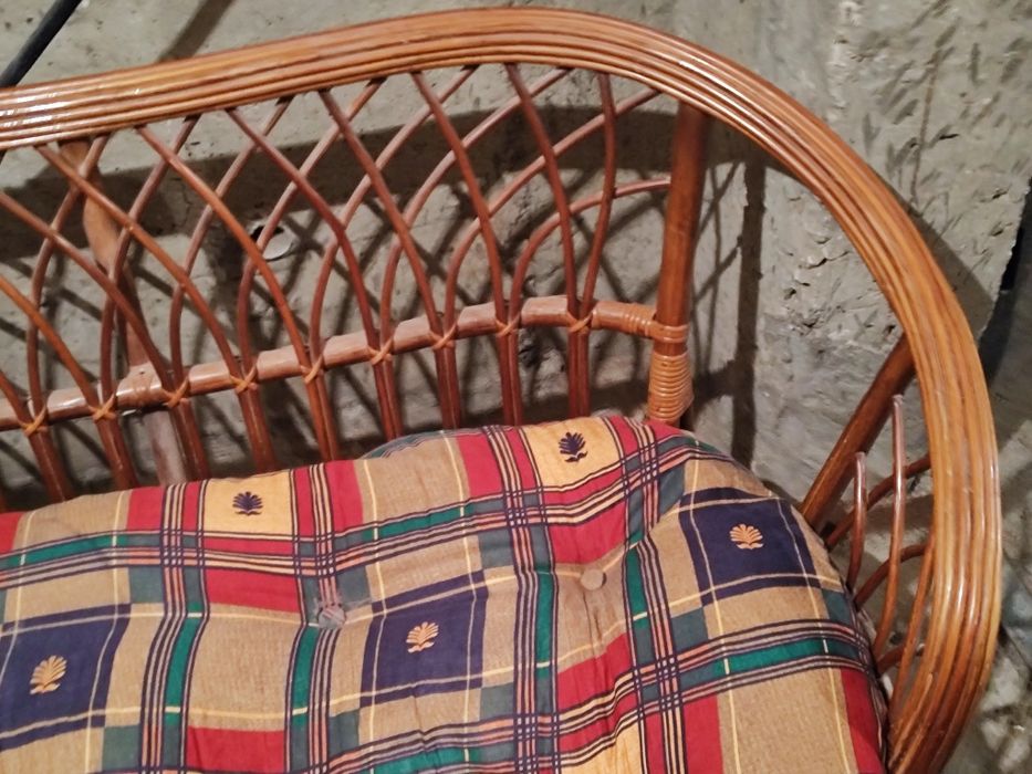 Градинска Плетена мебел диван