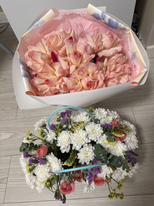 Букет цветов свежие
