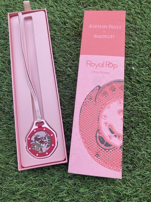 Audemars piguet x swatch otto rosso - Full Box,Livrare cu verificare-Brǎțarǎ cadou