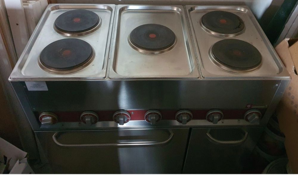 Aragaz electric/cuptor pizza  trifazat